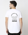 Shop Men's Indigo Printed White Skate Cut T-Shirt-Full