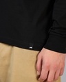 Shop Men's Jet Black Always Late Typography Oversized T-shirt