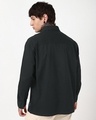 Shop Men's Jet Black Oversized Cargo Shirt-Design