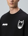 Shop Men's Jet Black Batman Typography Oversized T-shirt