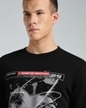 Shop Men's Jet Black Frame Born Graphic Printed Sweatshirt