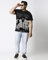 Shop Men's Jet Black Game Over Graphic Printed Plus Size T-shirt-Full
