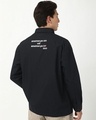 Shop Men's Jet Black Stay Original Graphic Printed Oversized Shirt-Design