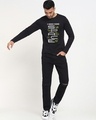 Shop Men's Jet Black I Need More Space Graphic Printed T-shirt-Full