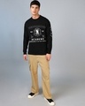 Shop Men's Jet Black Nevermore Graphic Printed Oversized T-shirt