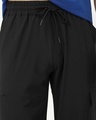 Shop Men's Jet Black Oversized Cargo Pants