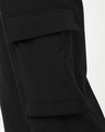 Shop Men's Jet Black Oversized Cargo Pants