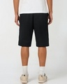 Shop Men's Jet Black Oversized Cotton Linen Shorts-Design
