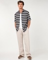 Shop Men's Jet Black Textured Oversized Shirt-Full
