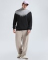 Shop Men's Jet Black Ombre Oversized Sweater
