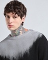 Shop Men's Jet Black Ombre Oversized Sweater