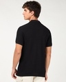 Shop Men's Jet Black Polo T-shirt-Design