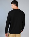 Shop Men's Jet Black Retro Comic Graphic Printed Oversized T-shirt-Full