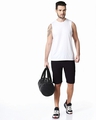 Shop Men's Jet Black Shorts-Full