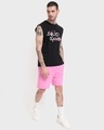 Shop Men's Jet Black Squid Game Graphic Printed Oversized Vest-Full
