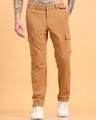 Shop Men's Brown Cargo Pants-Front