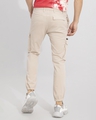 Shop Men's Khaki Slim Fit Cargo Trousers-Design