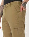 Shop Men's Khaki Zip-Off Convertible Cargo Pants