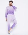 Shop Men's Lavender Cotton Ombre Oversized Sweatshirt