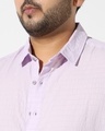 Shop Men's Lavender Plus Size Shirt-Full