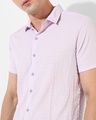 Shop Men's Lavender Textured Shirt