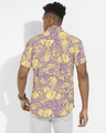 Shop Men's Lavender & Yellow All Over Printed Shirt-Design