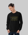 Shop Men's Black Legend Dary Printed Regular Fit Sweatshirt-Front