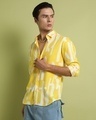 Shop Men's Lemon Yellow Abstract Printed Shirt-Design
