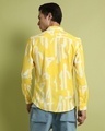 Shop Men's Lemon Yellow Abstract Printed Shirt-Full