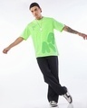 Shop Men's Lettuce Green Billionaire Graphic Printed Oversized T-shirt