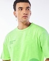 Shop Men's Lettuce Green Billionaire Graphic Printed Oversized T-shirt