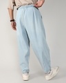 Shop Men's Light Blue Baggy Loose Comfort Fit Jeans-Design