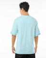 Shop Men's Light Blue Oversized T-shirt-Full