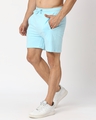 Shop Men's Light Blue Shorts-Front