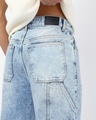 Shop Men's Light Blue Washed Straight Fit Mid-Rise Jeans