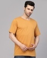 Shop Men's Light Brown Printed T-shirt-Design
