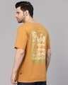 Shop Men's Light Brown Printed T-shirt-Full