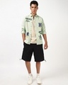 Shop Men's Light Green Graphic Printed Shirt-Full