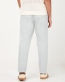Shop Men's Light Grey Cotton Linen Pants-Design