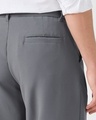 Shop Men's Light Grey Loose Fit Korean Pants