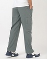 Shop Men's Light Grey Oversized Cargo Pants-Design