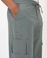 Shop Men's Light Grey Oversized Cargo Pants