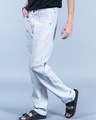 Shop Men's Light Grey Straight Fit Jeans-Design