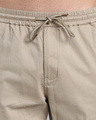 Shop Men's Light Khaki Slim Fit Cargo Joggers