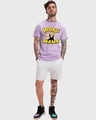 Shop Men's Lilac Bloom Woah Mama Graphic Printed T-shirt-Full