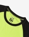 Shop Men's Lime Colorblock Training T-shirt