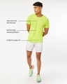 Shop Men's Lime Training Utility T-shirt-Full