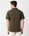 Shop Men's Linen Color Block Pocket Half Sleeves Shirt-Full