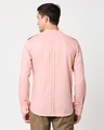 Shop Men's Linen Mandarin Collar Pocket Full Sleeves Shirt-Full