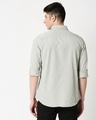 Shop Men's Lt Grey Casual Slim Fit Over Dyed Shirt-Full